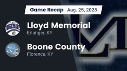 Recap: Lloyd Memorial  vs. Boone County  2023