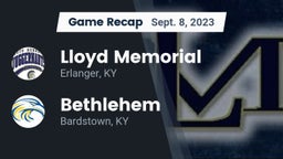 Recap: Lloyd Memorial  vs. Bethlehem  2023