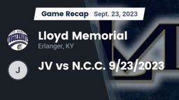 Recap: Lloyd Memorial  vs. JV vs N.C.C. 9/23/2023 2023