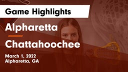 Alpharetta  vs Chattahoochee  Game Highlights - March 1, 2022
