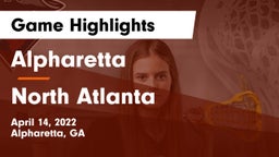 Alpharetta  vs North Atlanta  Game Highlights - April 14, 2022