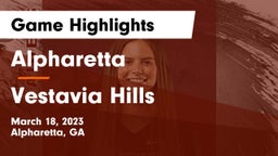 Alpharetta  vs Vestavia Hills  Game Highlights - March 18, 2023