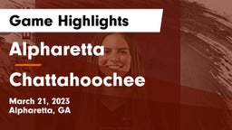 Alpharetta  vs Chattahoochee  Game Highlights - March 21, 2023