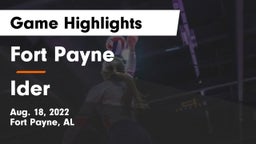 Fort Payne  vs Ider Game Highlights - Aug. 18, 2022