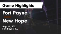 Fort Payne  vs New Hope  Game Highlights - Aug. 19, 2022