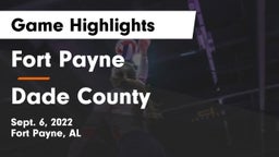 Fort Payne  vs Dade County  Game Highlights - Sept. 6, 2022