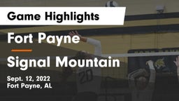 Fort Payne  vs Signal Mountain Game Highlights - Sept. 12, 2022