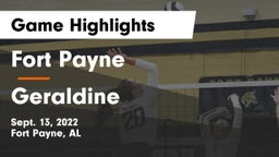 Fort Payne  vs Geraldine  Game Highlights - Sept. 13, 2022
