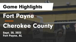 Fort Payne  vs Cherokee County  Game Highlights - Sept. 20, 2022