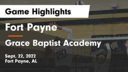 Fort Payne  vs Grace Baptist Academy  Game Highlights - Sept. 22, 2022