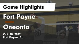 Fort Payne  vs Oneonta  Game Highlights - Oct. 10, 2022