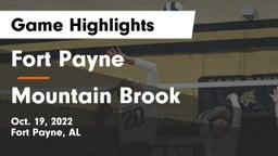 Fort Payne  vs Mountain Brook  Game Highlights - Oct. 19, 2022