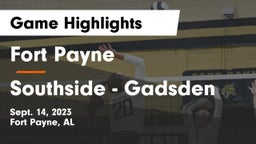 Fort Payne  vs Southside  - Gadsden Game Highlights - Sept. 14, 2023