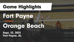 Fort Payne  vs Orange Beach Game Highlights - Sept. 23, 2023