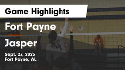 Fort Payne  vs Jasper Game Highlights - Sept. 23, 2023