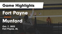Fort Payne  vs Munford  Game Highlights - Oct. 7, 2023