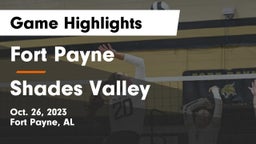 Fort Payne  vs Shades Valley  Game Highlights - Oct. 26, 2023