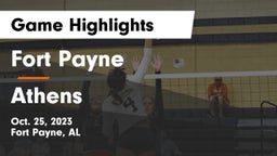 Fort Payne  vs Athens Game Highlights - Oct. 25, 2023
