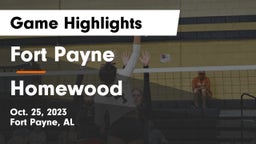 Fort Payne  vs Homewood Game Highlights - Oct. 25, 2023