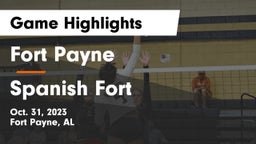 Fort Payne  vs Spanish Fort  Game Highlights - Oct. 31, 2023