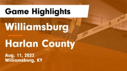 Williamsburg   vs Harlan County  Game Highlights - Aug. 11, 2022