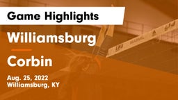 Williamsburg   vs Corbin  Game Highlights - Aug. 25, 2022