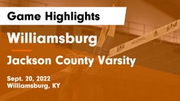 Williamsburg   vs Jackson County Varsity Game Highlights - Sept. 20, 2022