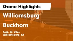 Williamsburg   vs Buckhorn Game Highlights - Aug. 19, 2023