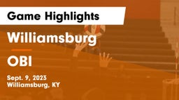 Williamsburg   vs OBI Game Highlights - Sept. 9, 2023