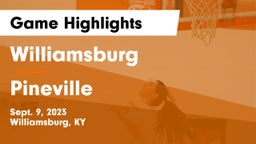 Williamsburg   vs Pineville  Game Highlights - Sept. 9, 2023