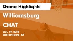 Williamsburg   vs CHAT Game Highlights - Oct. 10, 2023