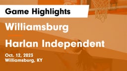 Williamsburg   vs Harlan Independent Game Highlights - Oct. 12, 2023