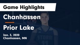 Chanhassen  vs Prior Lake Game Highlights - Jan. 3, 2020