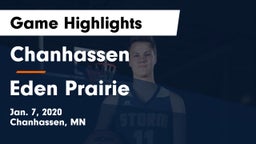 Chanhassen  vs Eden Prairie  Game Highlights - Jan. 7, 2020