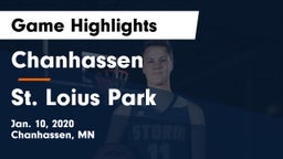 Chanhassen  vs St. Loius Park Game Highlights - Jan. 10, 2020