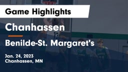 Chanhassen  vs Benilde-St. Margaret's  Game Highlights - Jan. 24, 2023