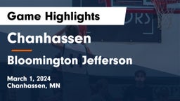 Chanhassen  vs Bloomington Jefferson  Game Highlights - March 1, 2024