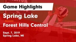 Spring Lake  vs Forest Hills Central  Game Highlights - Sept. 7, 2019