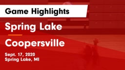 Spring Lake  vs Coopersville  Game Highlights - Sept. 17, 2020