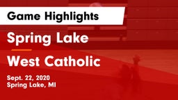 Spring Lake  vs West Catholic  Game Highlights - Sept. 22, 2020