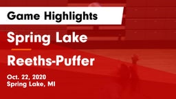 Spring Lake  vs Reeths-Puffer  Game Highlights - Oct. 22, 2020