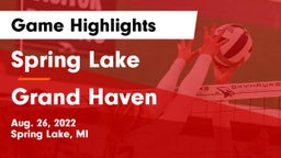 Spring Lake  vs Grand Haven Game Highlights - Aug. 26, 2022