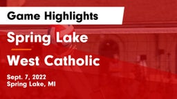 Spring Lake  vs West Catholic  Game Highlights - Sept. 7, 2022
