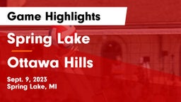 Spring Lake  vs Ottawa Hills  Game Highlights - Sept. 9, 2023