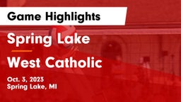 Spring Lake  vs West Catholic  Game Highlights - Oct. 3, 2023