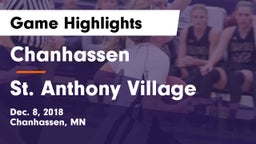 Chanhassen  vs St. Anthony Village Game Highlights - Dec. 8, 2018