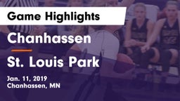 Chanhassen  vs St. Louis Park  Game Highlights - Jan. 11, 2019