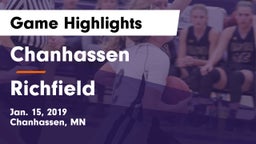 Chanhassen  vs Richfield  Game Highlights - Jan. 15, 2019