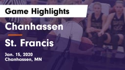Chanhassen  vs St. Francis  Game Highlights - Jan. 15, 2020