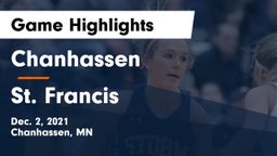 Chanhassen  vs St. Francis  Game Highlights - Dec. 2, 2021